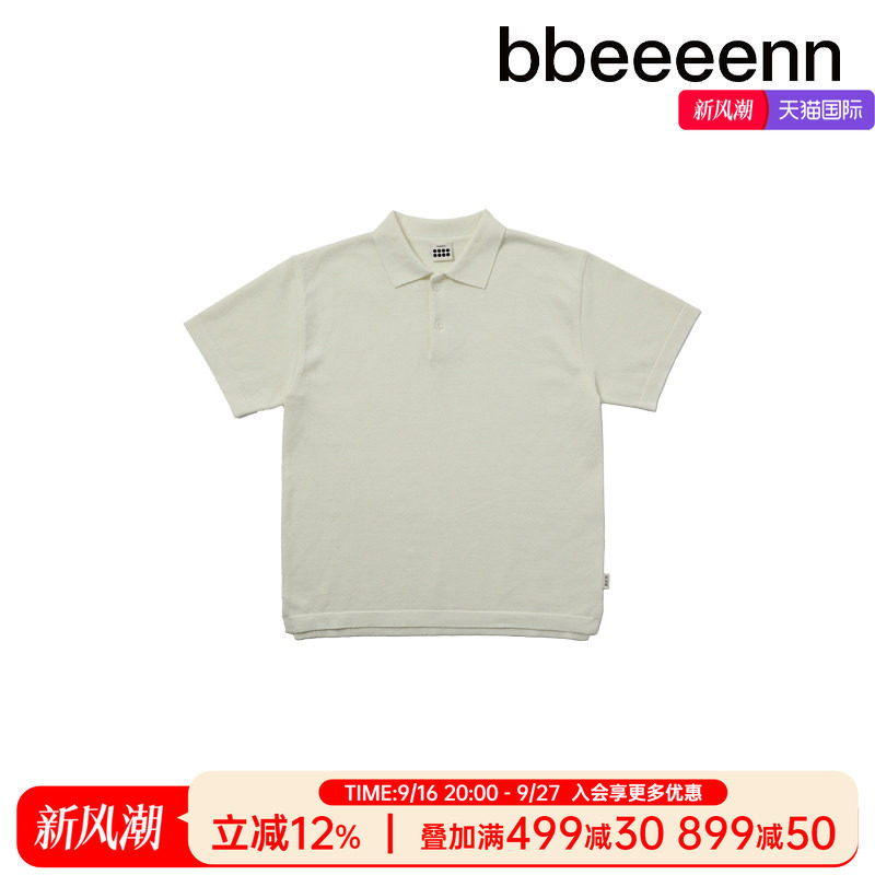 bbeeeennpolo领短袖T恤高级感