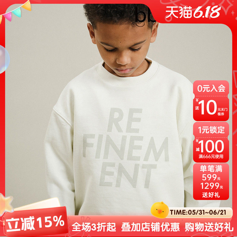 bbeeeenn纯棉圆领卫衣春夏新款