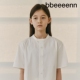衬衫 bbeeeenn韩国童装 儿童纯棉短袖 新款 男童女童纯色衬衣 夏季