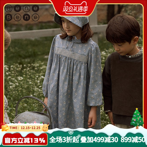 韩国长袖连衣裙BeneBene秋季