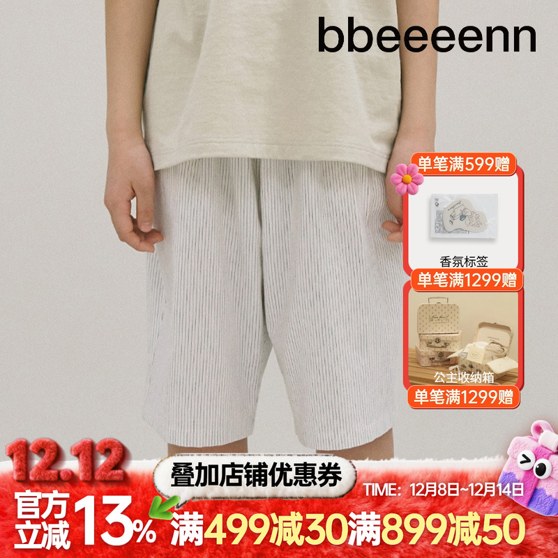 bbeeeenn短裤棉麻休闲裤