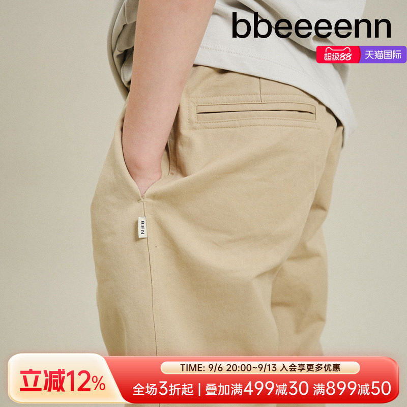 bbeeeenn春夏纯棉休闲长裤