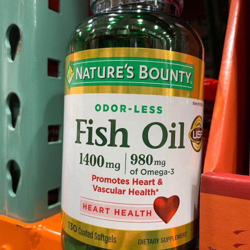 国内现货(美国原装进口)130粒深海鱼油/自然之宝natures bounty