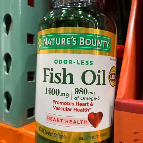 国内现货(美国原装进口)130粒深海鱼油/自然之宝natures bounty