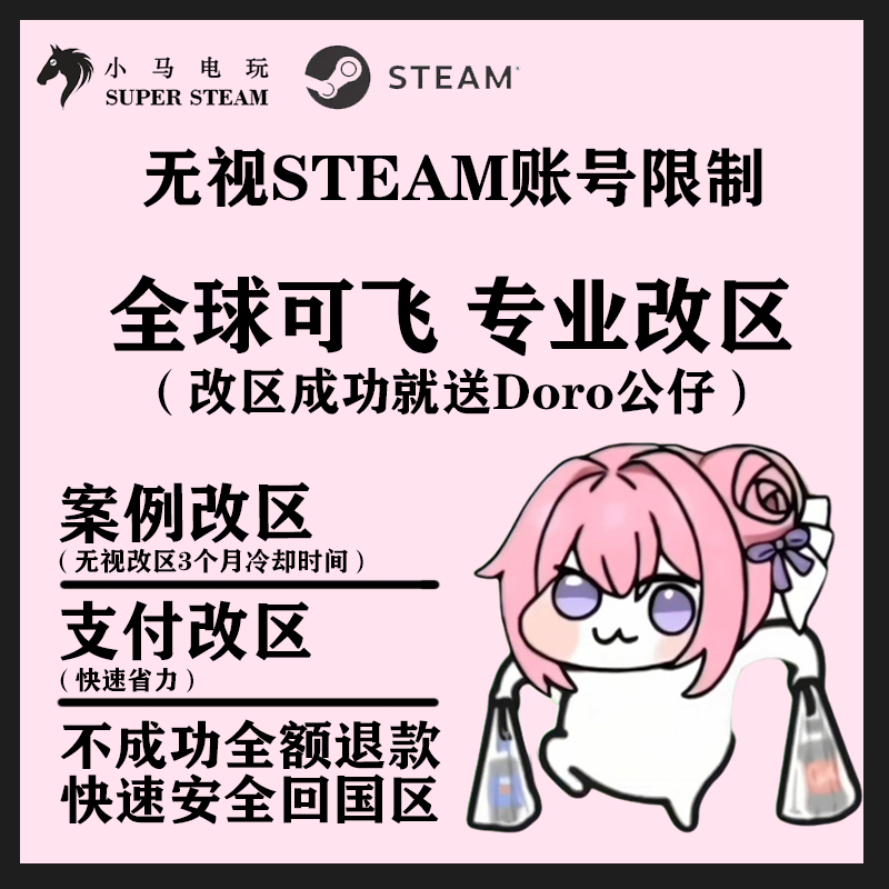 Steam改区转区换区俄罗斯乌克兰南亚国区印度卡转无CD案件例转区