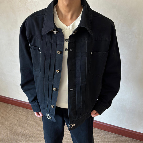 布老哥Blog飞机扣撞钉夹克W654