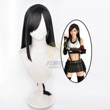 【丸漫社】最终幻想7 FF7 蒂法·洛克哈特cosplay假发 自然黑长发