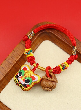 2025小老虎红绳手链男女士本命年