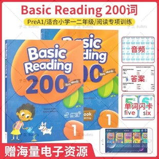 key words Basic Reading 200词 1级别