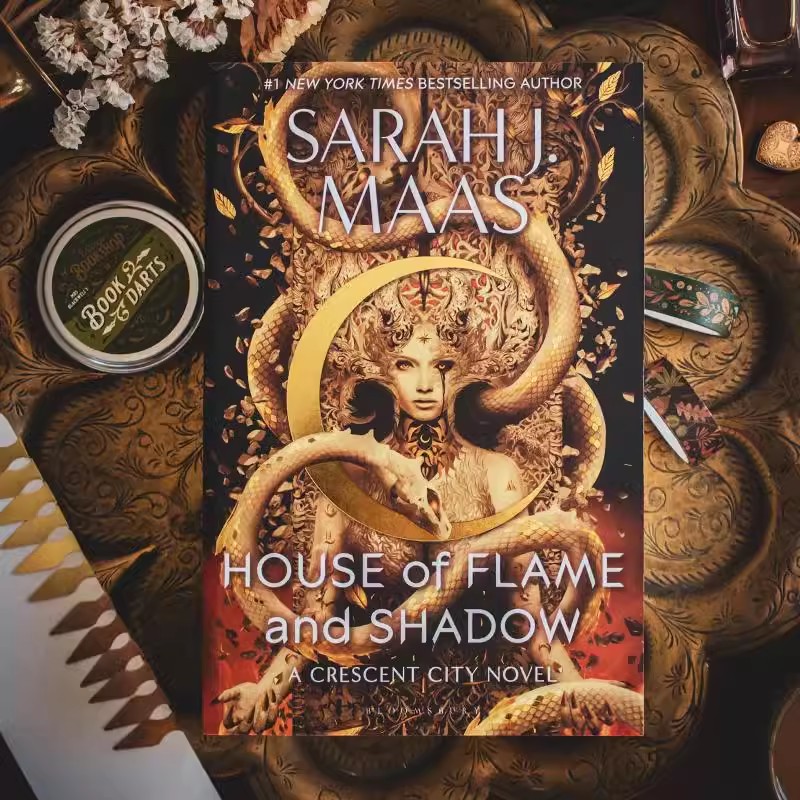 英文原版 火焰与阴影之屋House of Flame and Shadow大地与血之屋 新月市系列House of Earth and Blood Sarah J Maas奇幻惊悚小说