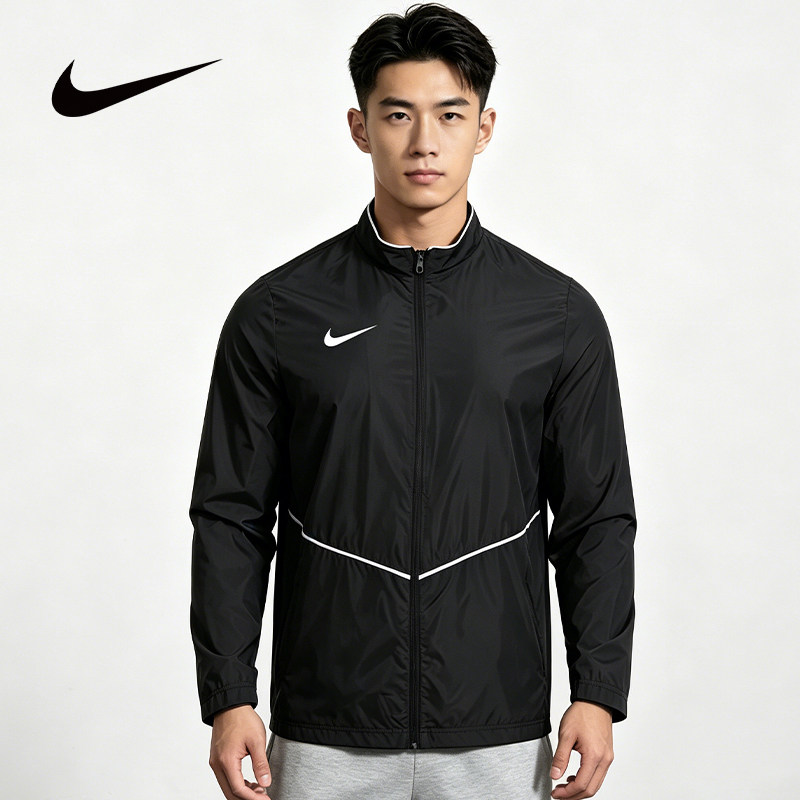 NIKE耐克男士休闲薄款立领夹克夏