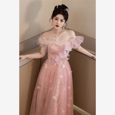 在逃公主晚礼服裙女2025