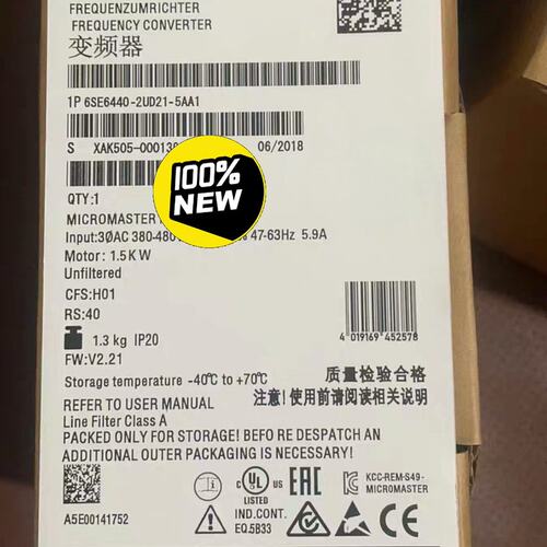 变频器6SE6440-2UD21-5AA16SE6440-2UD21-1AA16SE6440-2UD22-2BA1