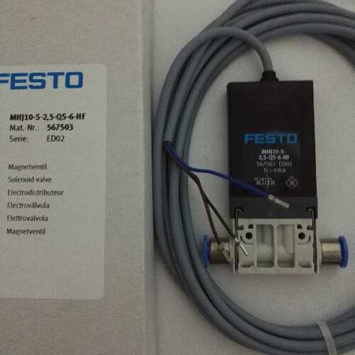 议价FESTO电磁阀MHJ10-S-2，5-QS-6-HF 567503