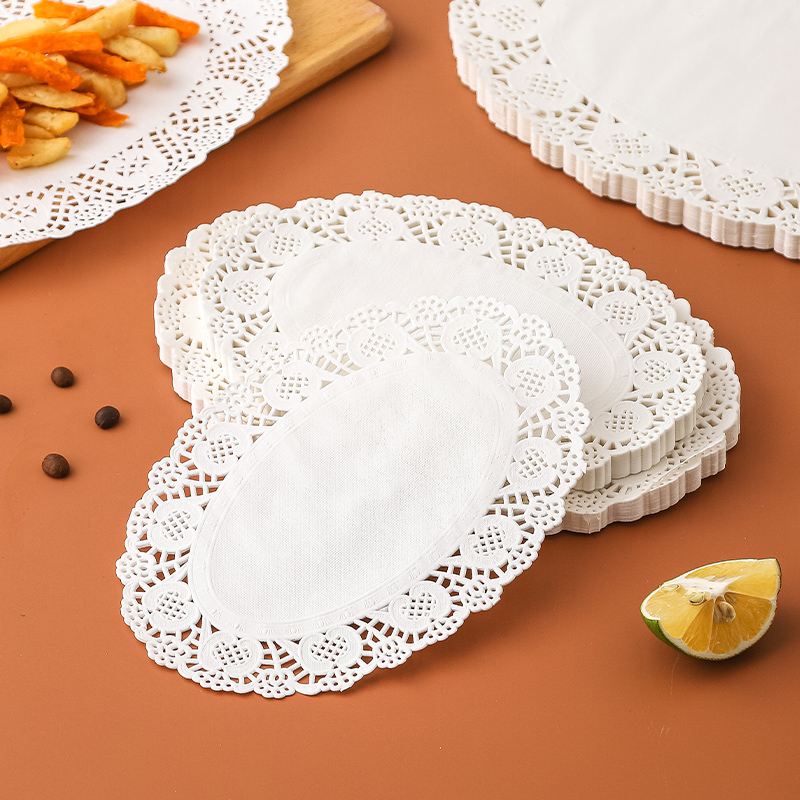 椭圆形通花纸垫吸油纸防油纸食物