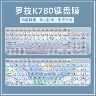 300富德ik6630保护罩套 适用BOW航世K221罗技k780键盘膜凯迪威CR