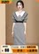 DRESS 2024 NEW SUMMER CHIFFON CHIFFON MULBERRY SILK WOMENS ACETATE EXPLOSIVE TAIWANESE FOREIGN TEMPERAMENT