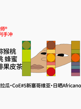 T系列尼加拉瓜El Guacalito CoE #5 日晒 Africano手冲咖啡豆100g