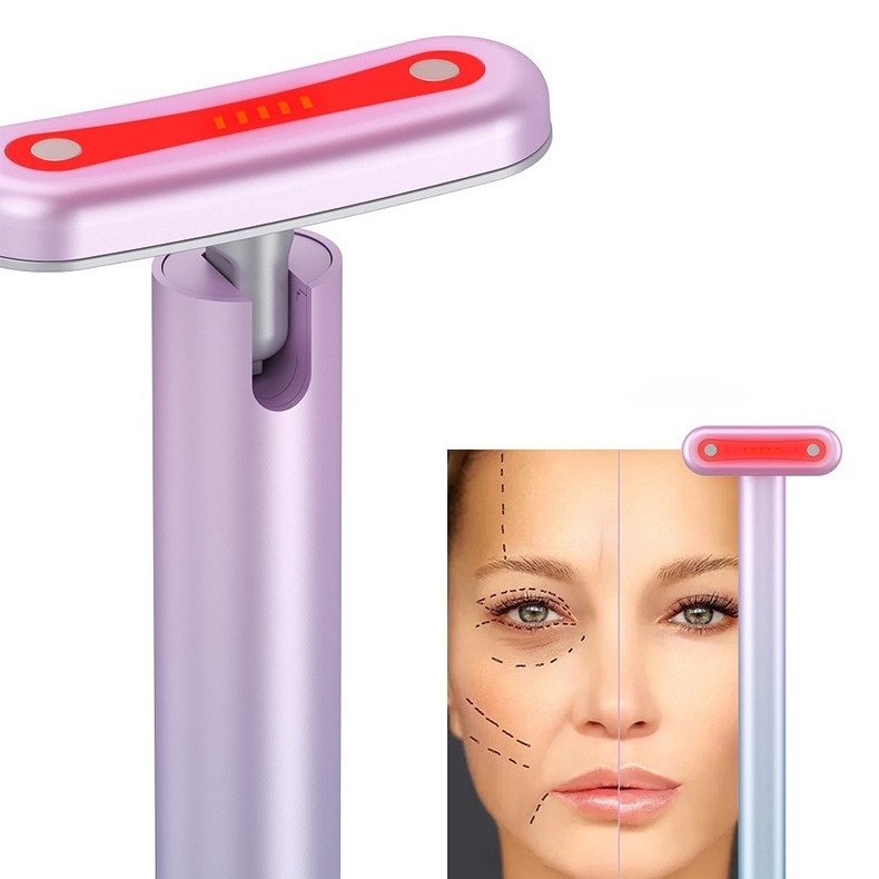 美颜仪家用眼部精华吸收仪眼霜温热振动导入彩光放松脸部按摩美眼