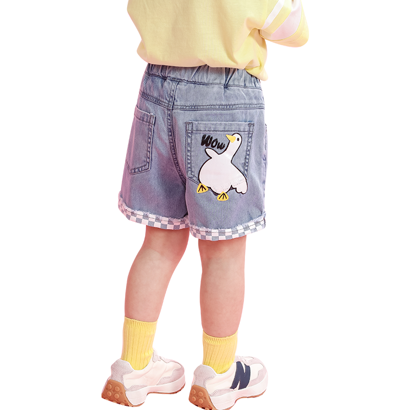 女宝宝小童夏季牛仔短裤