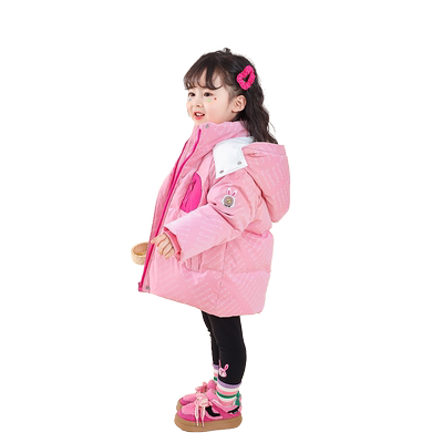 gladdybear中长款女宝宝羽绒服