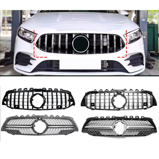 适装24款CLA260奔驰cla200中网CLA220款W118改装CLA35黑色AMG格栅