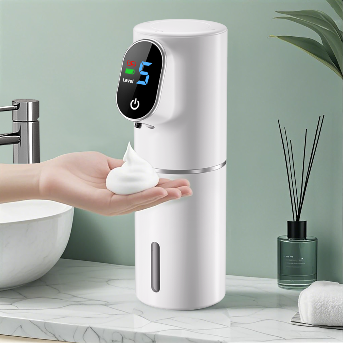 洗手液自动感应器出泡沫洗手机