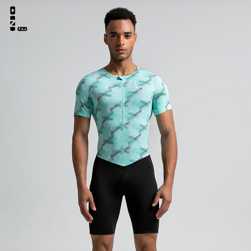 零阻力2024新款训练田径短跑跨栏接力跳远紧身高弹力背心连体服