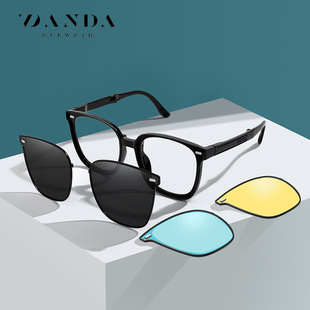 Magnetic-suction Folding Sunglasses Polarized sunglass太阳镜