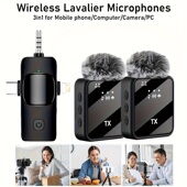 Lavalier Wireless Microphone Video 麦克风 Mic In1