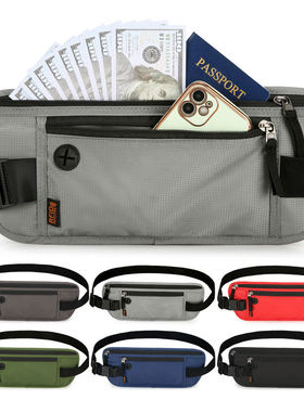 Travel Document Fanny Pack Waist Bag Phone Waterproof Bag