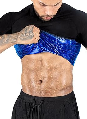 Men Fitness Sweatshirt Tops Vest sweat streaming 男暴汗服衣