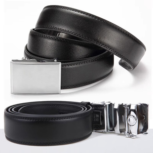 正品工装常内腰带针扣内皮带裤带军训服腰带男士商务自动扣皮腰带