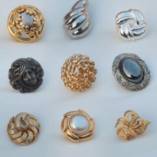 39B专区|单个耳夹|39专区|单只耳夹|中古vintage|MONET莫奈|琉璃