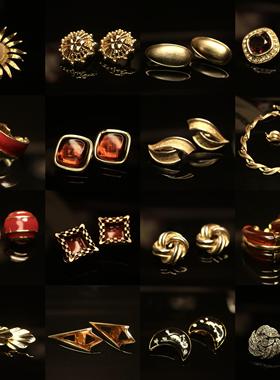 Premier monet TRIFARI皇冠标 PARK LANE CORO琉璃胸针项链耳夹A5