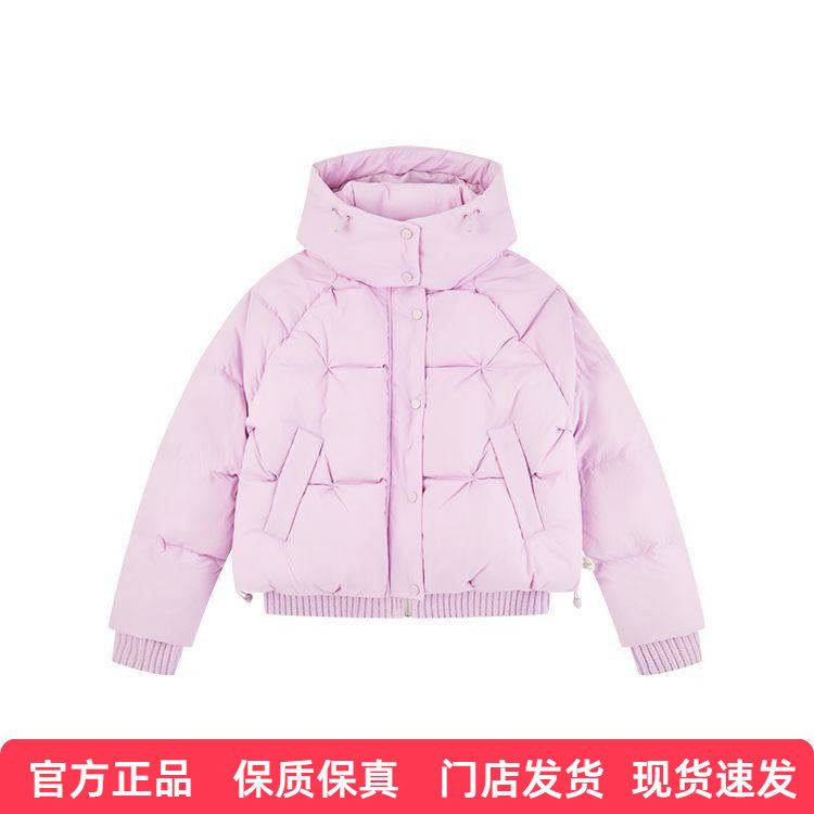 乔丹短款羽绒服女士2025冬季新款防泼水宽松舒适潮流连帽运动外套,运动服/休闲服装,运动羽绒服,淘宝优惠券,粉丝福利购,淘宝优惠卷