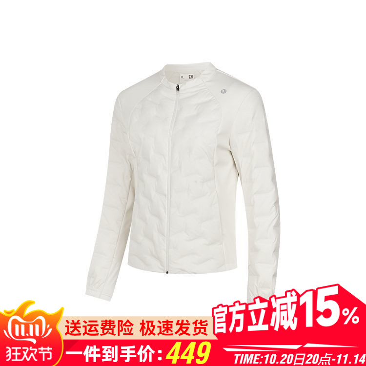 乔丹运动开衫女装2025秋季新运动卫衣/套头衫