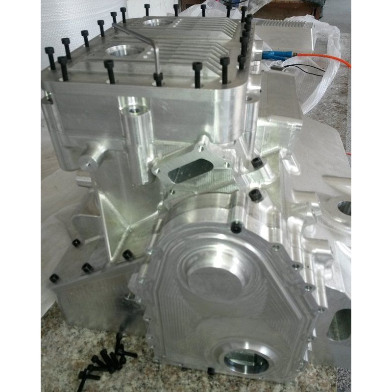 铝合金发动机引擎缸体缸盖电机精密零件CNC快速成型批量手板模型
