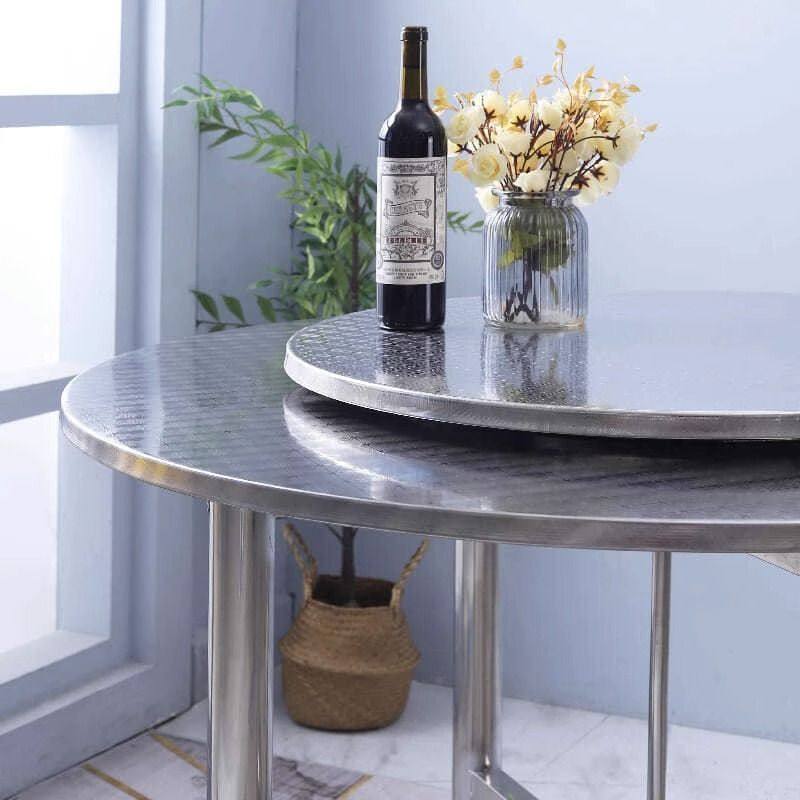 304圆桌子不锈钢便携吃饭家用酒席食堂大排档餐馆圆桌折叠亚马逊,住宅家具,不锈钢/PVC餐桌,淘宝优惠券,粉丝福利购,淘宝优惠卷