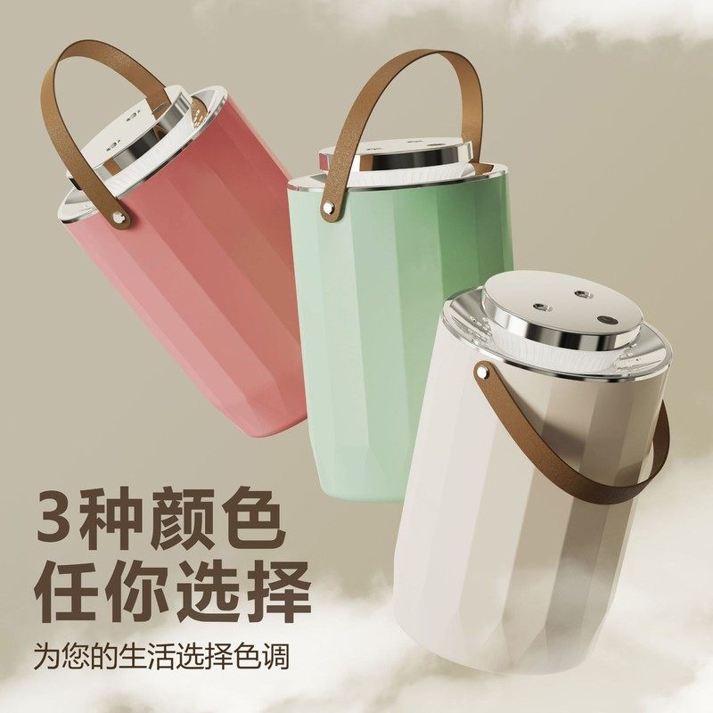 新款轻奢双喷加湿器灯批发喷雾器卧室办公室家用跨境大容量氛围