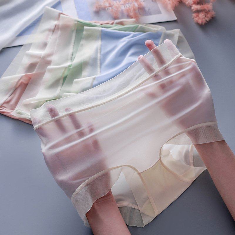 新品 裸感超薄冰丝高腰无痕内裤女士紫杉醇透气裆高弹新款收腹大,女士内衣/男士内衣/家居服,女三角裤,淘宝优惠券,粉丝福利购,淘宝优惠卷