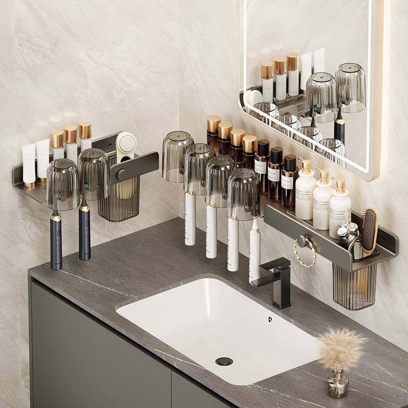 电动牙刷置物架卫生间壁挂家庭漱口杯牙具免架子收纳牙套装打孔杯,家装主材,牙刷牙杯架/漱口杯,淘宝优惠券,粉丝福利购,淘宝优惠卷