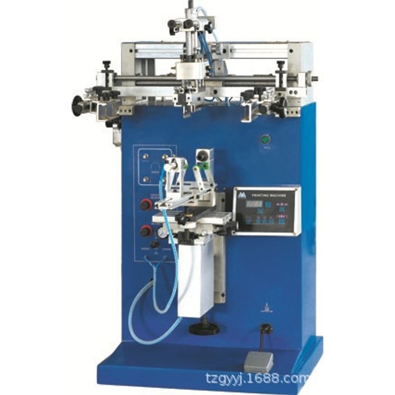 厂家直销圆面丝印机GYS-250 冠远曲面丝印机 印花机 滚印机