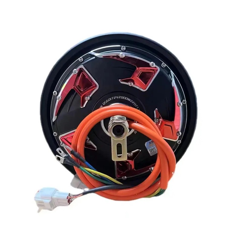 QSMOTOR全顺电机10寸V4 3000WP50H四代瓦片48-72V电摩电动车电机