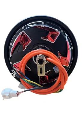 QSMOTOR全顺电机10寸V4 4000WP55H四代瓦片48-72V电摩电动车电机