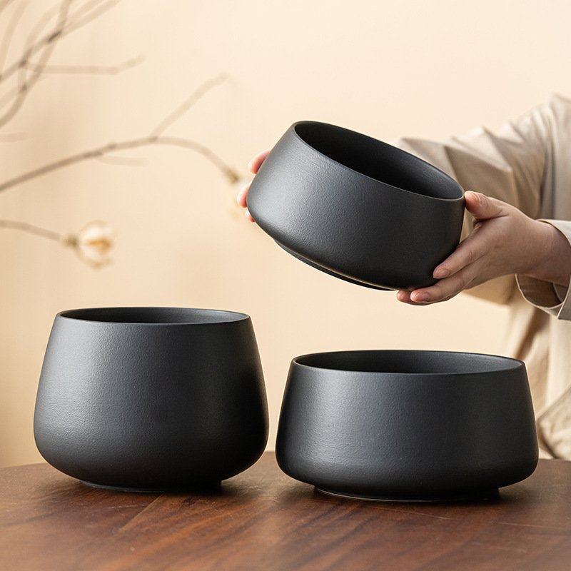 茶洗茶渣缸建水茶钵高档配件水办公茶道水缸笔洗大盆茶号家用盂茶