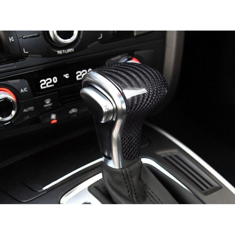 新款直销适用奥迪A4A5A6A7Q5Q7换挡控制盖碳纤维排挡变速把头贴调