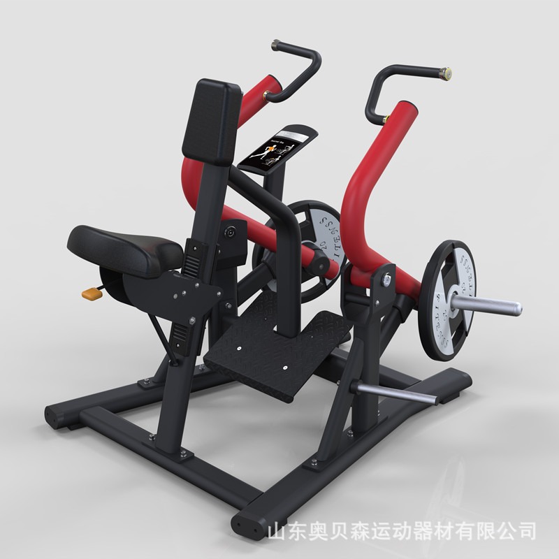 健身房商用倒蹬机圆管健身器材45度斜蹲机腿部力量哈克深蹲训练器