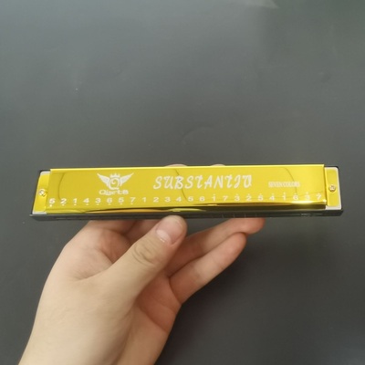 24孔彩色口琴盒装口批发直销益智礼物玩具科教风琴礼品工厂乐器