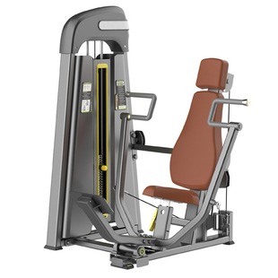 批发器材健身器材 豪华商用坐式胸部推举训练器铁片坐姿推胸机